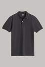 Boggi Milano - Charcoal Cotton And Tencel Pique Polo Shirt For Men - Regular