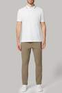 Boggi Milano - White Cotton And Tencel Pique Polo Shirt For Men - Regular