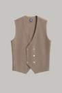 Boggi Milano - Beige Double-Breasted Merino Wool Knitted Waistcoat