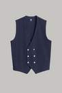 Boggi Milano - Blue Double-Breasted Merino Wool Knitted Waistcoat