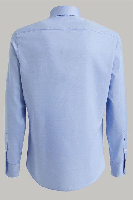 Blue Light Micro-Pattern Dobby Shirt, 3901_BTTE, large image number 3