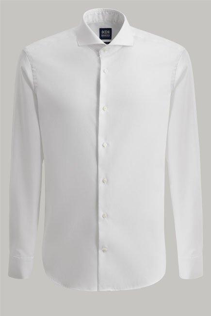 White Cotton Dobby Shirt For Men - Slim, , large image number 1