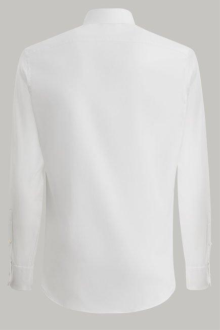 White Cotton Dobby Shirt For Men - Slim, , large image number 5