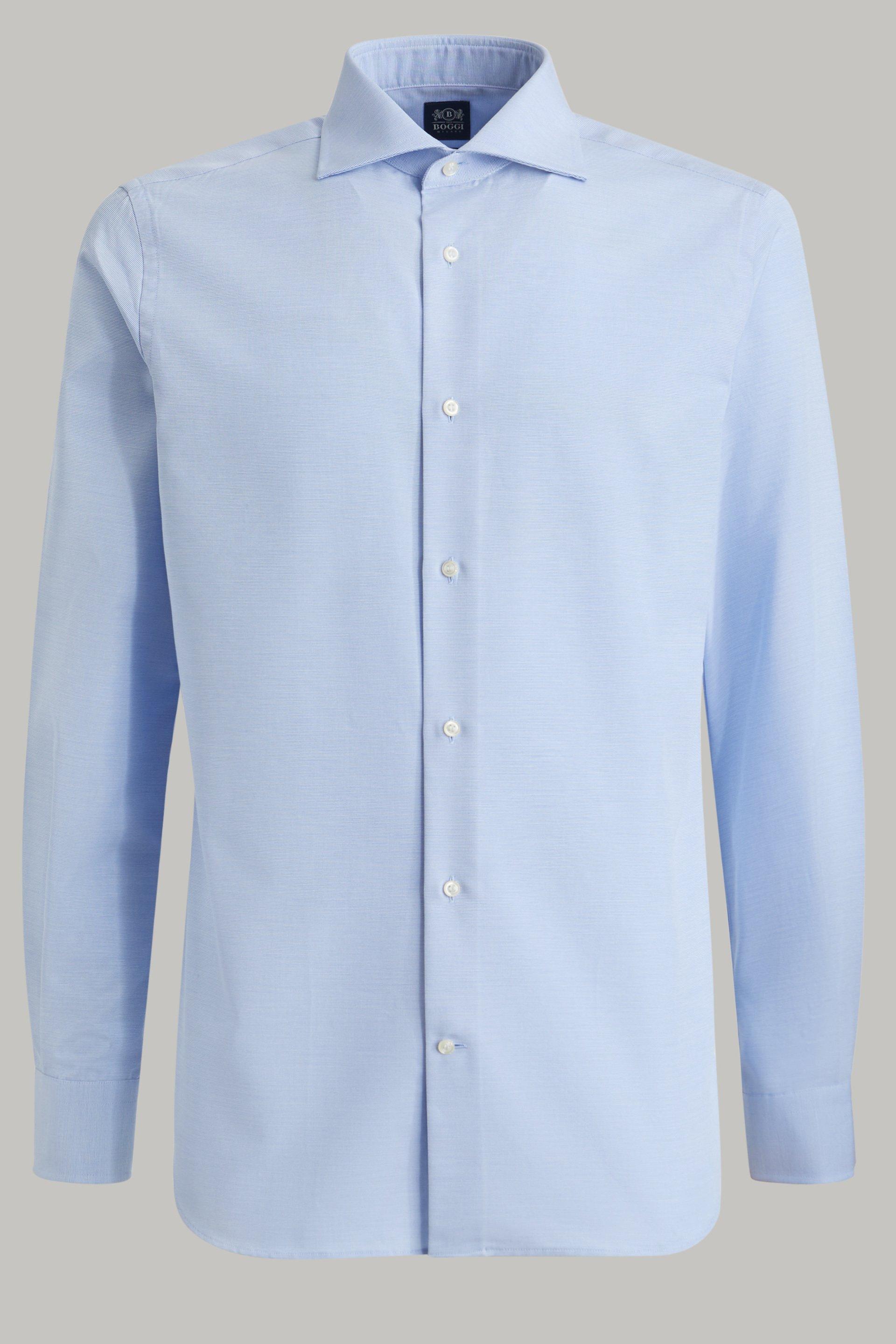 Blue Pique Shirt, 3901_AZZ, large image number 3