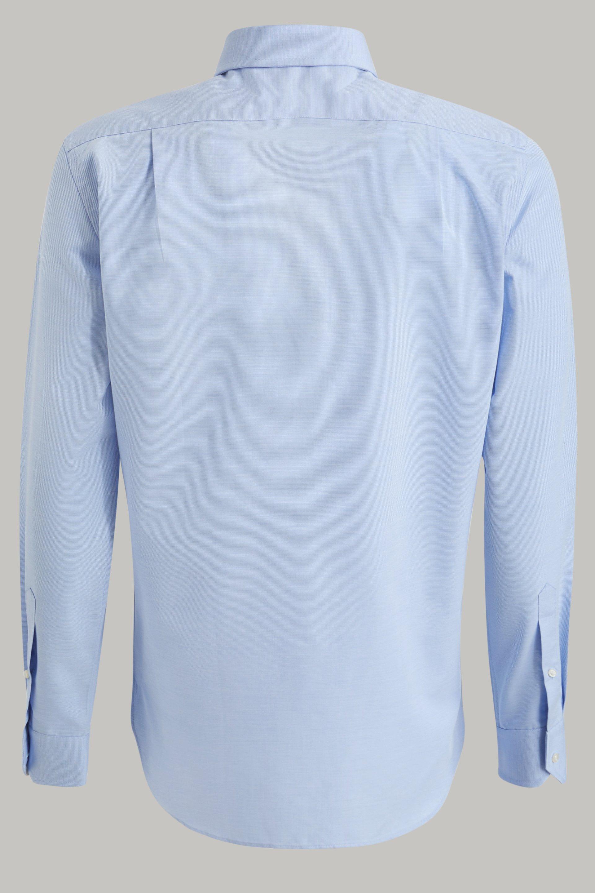 Blue Pique Shirt, 3901_AZZ, large image number 4