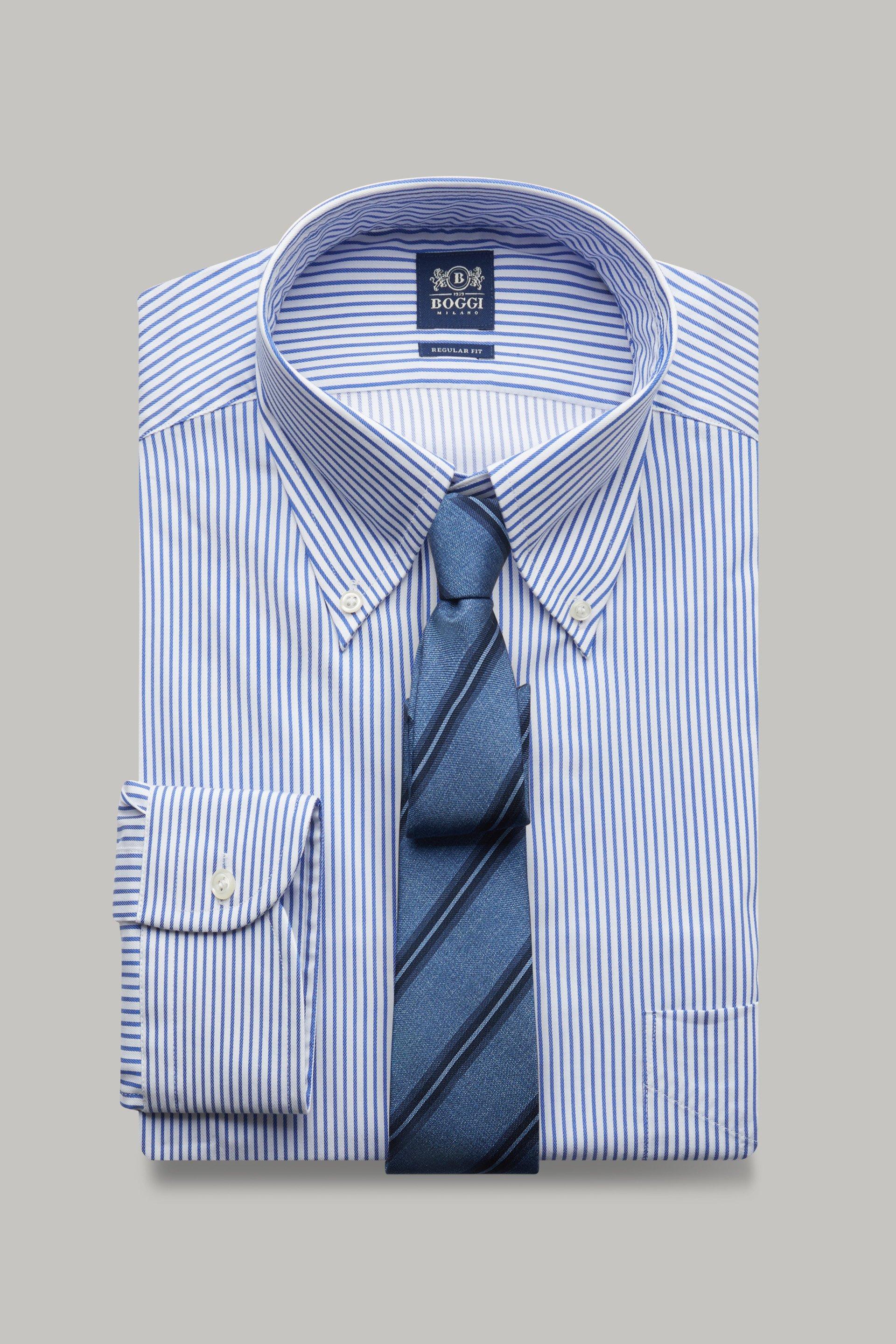 Blue Cornflower Striped Shirt, , large image number 1