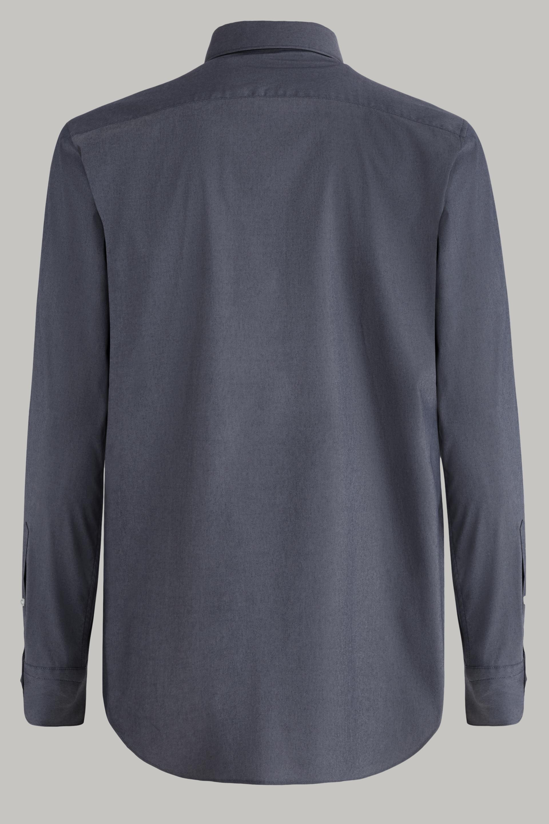 Navy Stretch Nylon Shirt, 3901_NAVY, large image number 4