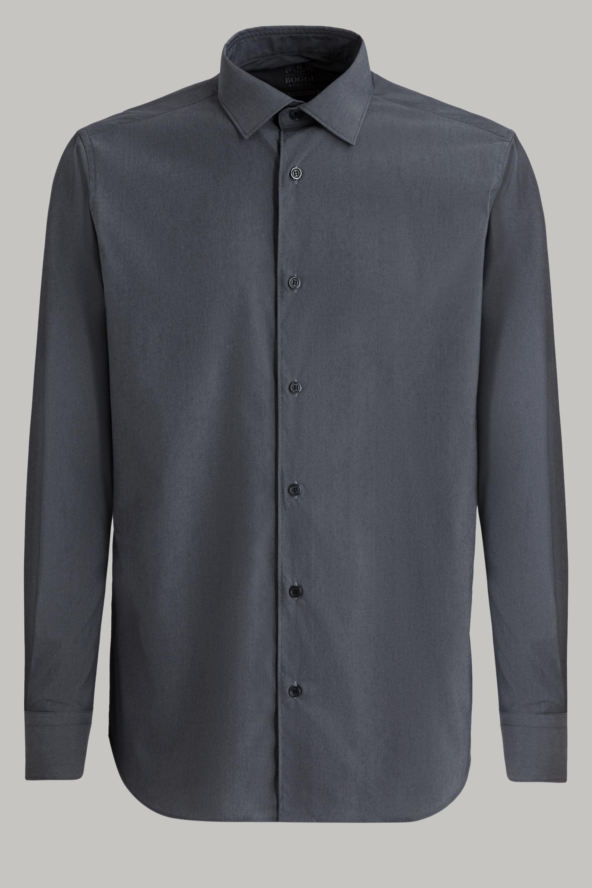 Black Stretch Nylon Shirt For Men - Regular, 3901_NERO, large image number 3