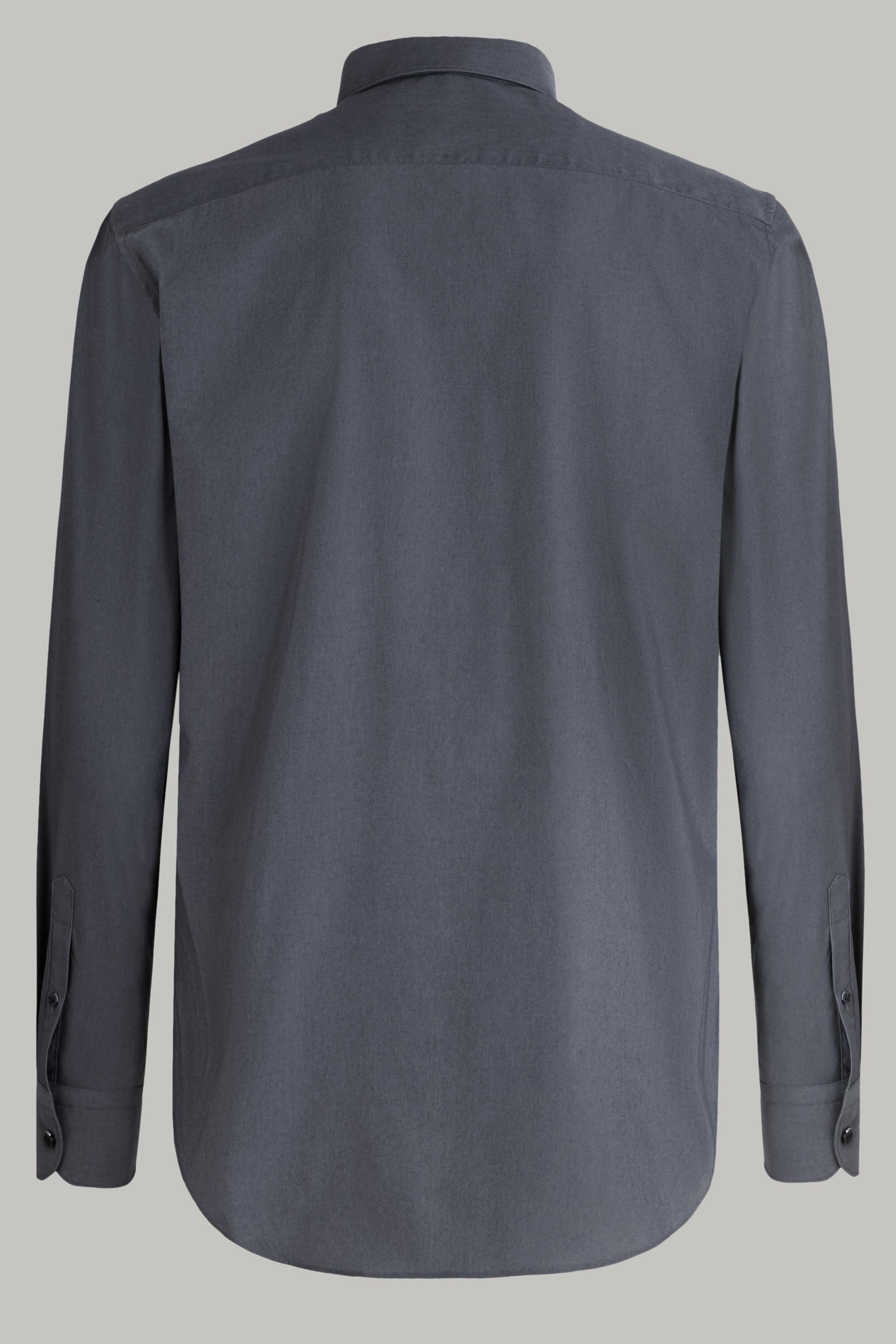 Black Stretch Nylon Shirt For Men - Regular, 3901_NERO, large image number 4