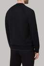Boggi Milano - Black Merino Wool Knitted Bomber Jacket