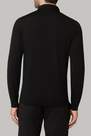 Boggi Milano - Black Merino Wool Knitted Polo Shirt