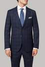 Boggi Milano - Blue Checked Suit In Super 140 Wool