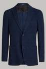 Boggi Milano - Blue Patterned Jersey Jacket For Men - Slim
