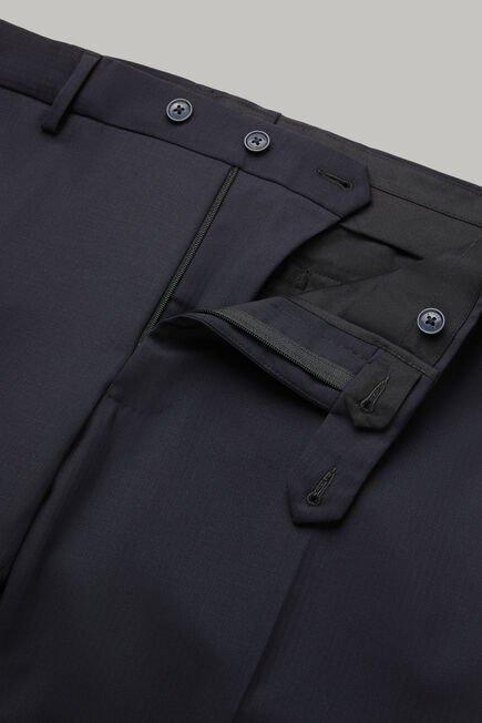 Navy Herringbone Stretch Suit, 3901_NAVY, large image number 3