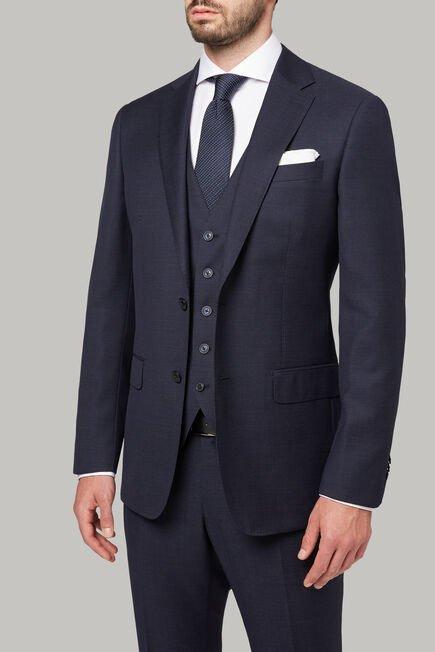 Blue Micro-Polka Dot Suit, 3901_BLU, large image number 0