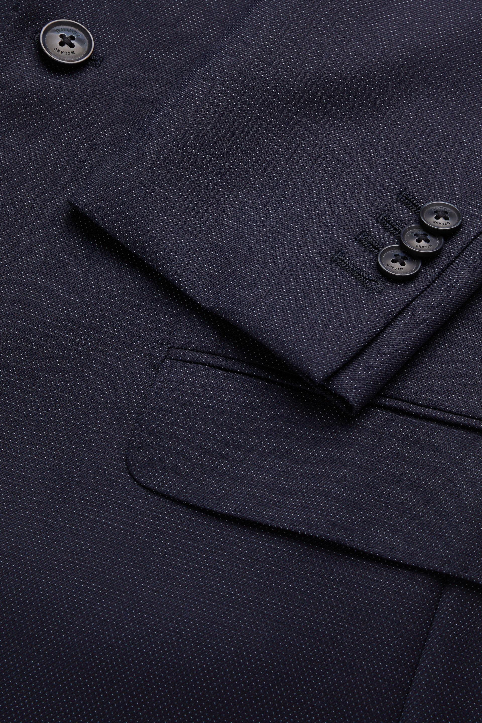 Blue Micro-Polka Dot Suit, 3901_BLU, large image number 7