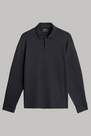 Boggi Milano - Black Micro Nylon Long-Sleeved Polo Shirt