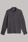 Boggi Milano - Grey Micro Nylon Long-Sleeved Polo Shirt