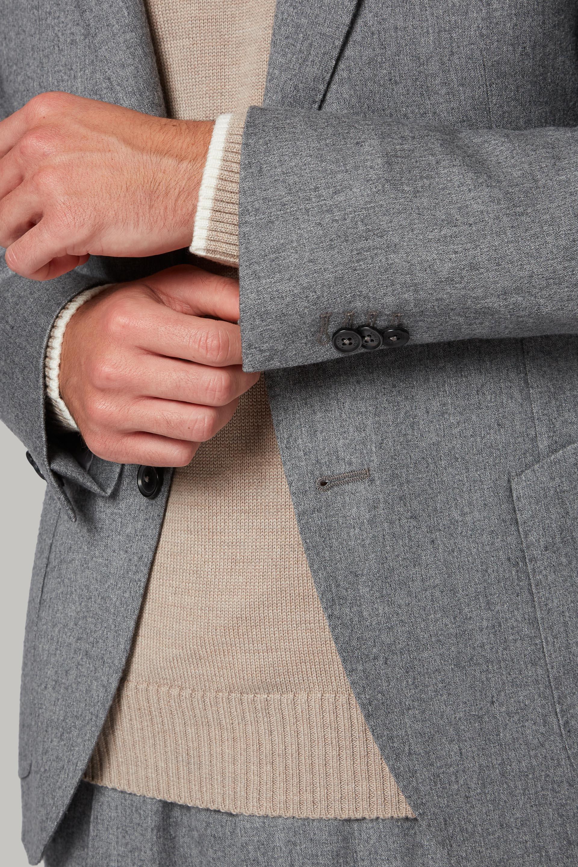 Boggi Milano - Grey B-Washable Flannel Jacket