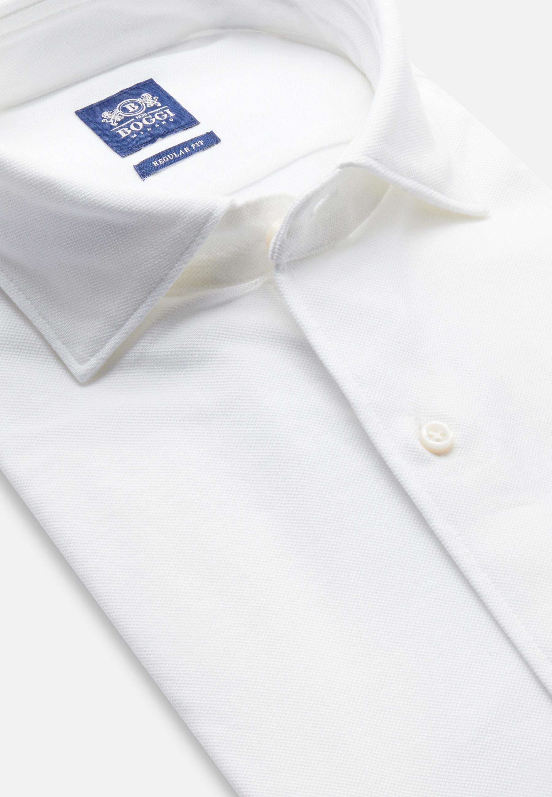 Boggi Milano - White Cotton Pique Polo Shirt