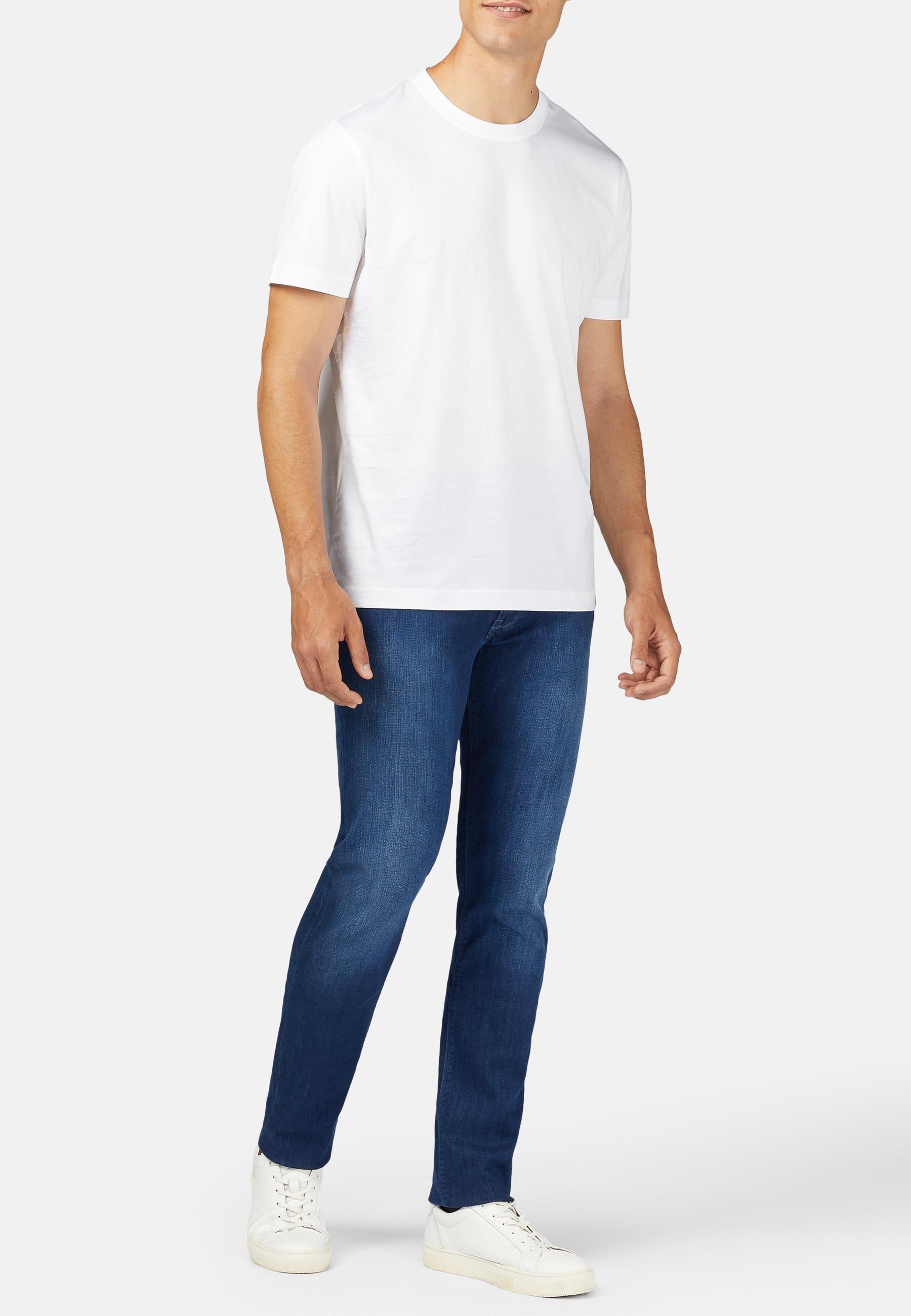 Pima Cotton Basic Casual T-Shirt, , large image number 0