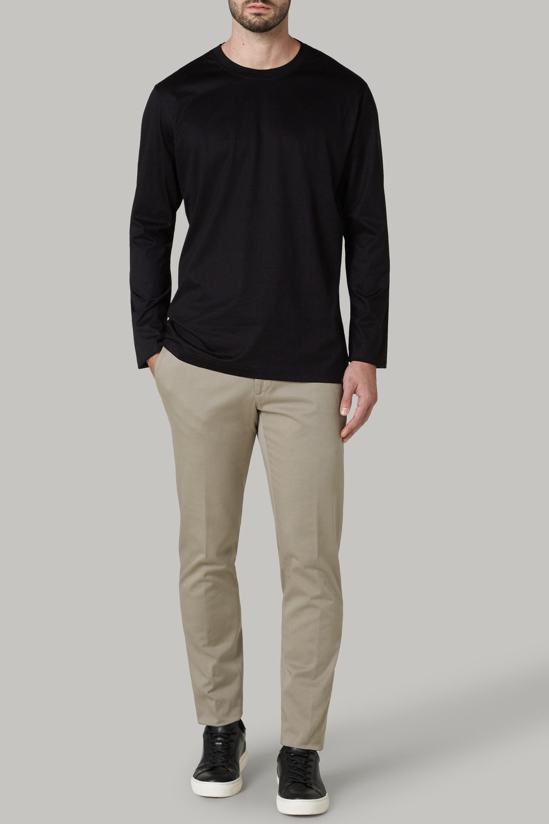 Long-Sleeved Solid Basic T-Shirt, , large image number 0