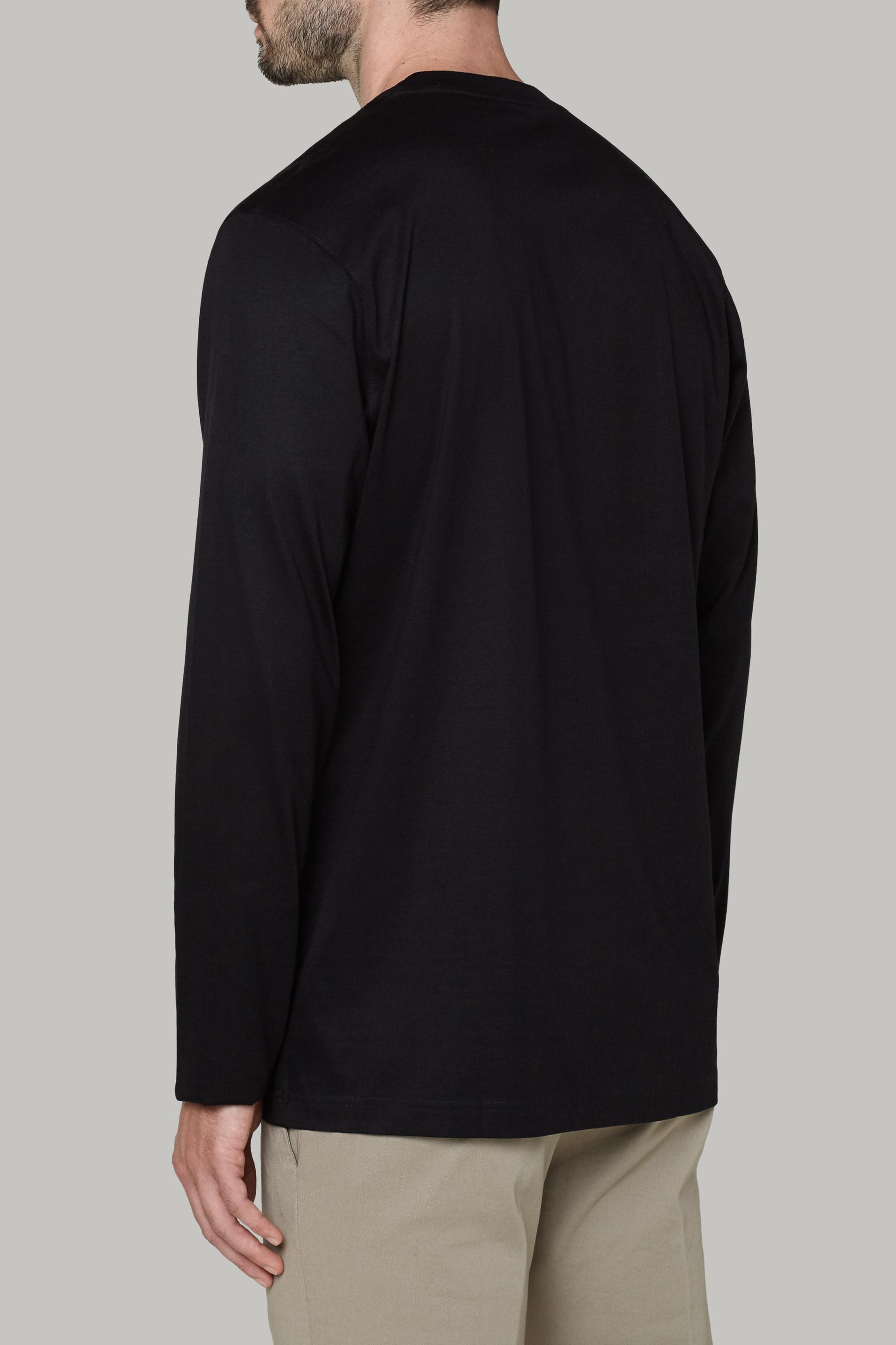 Long-Sleeved Solid Basic T-Shirt, , large image number 2