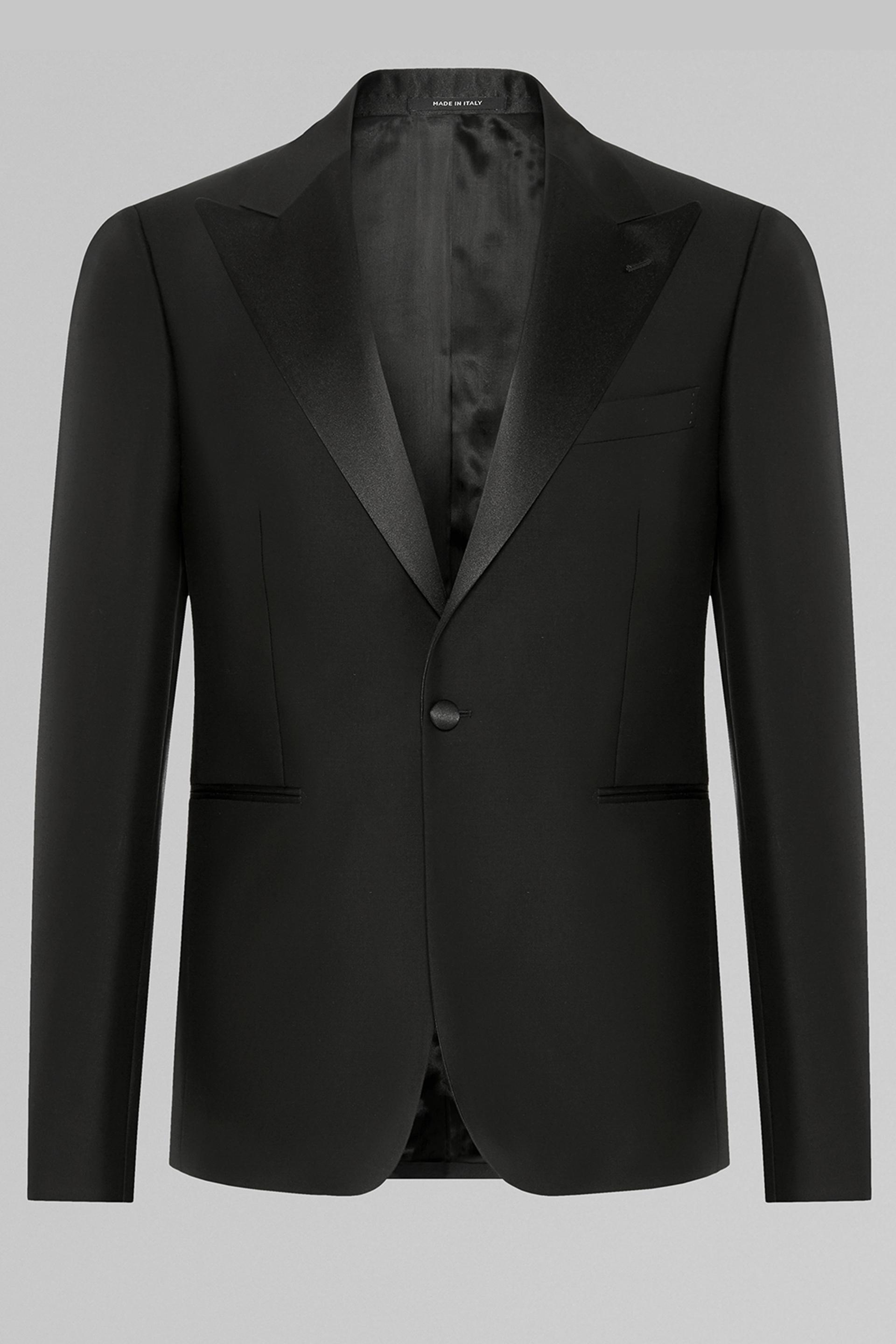 Boggi Milano - Black Peak Lapel Smoking Blazer