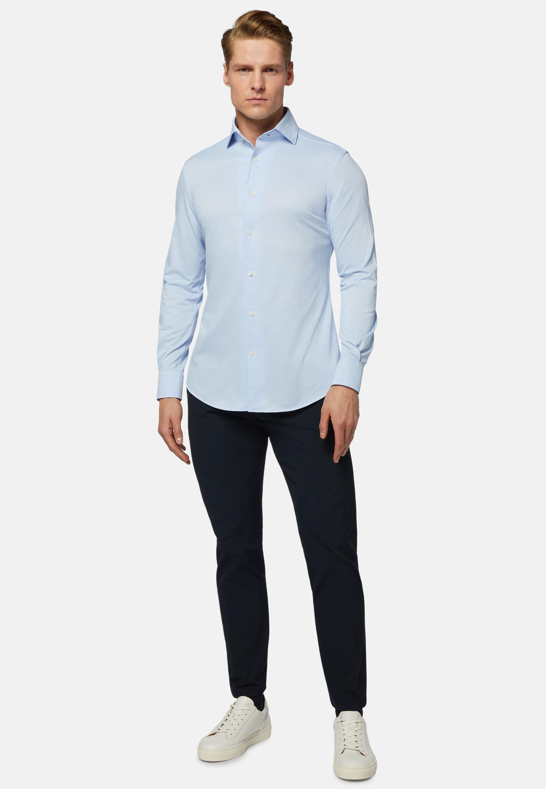 بنطال نايلون مطاطي عالي الأداء BTech باللون الأزرق, 3901_NAVY, large image number 3
