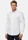 Boggi Milano - White Stretch Nylon Slim Fit Shirt