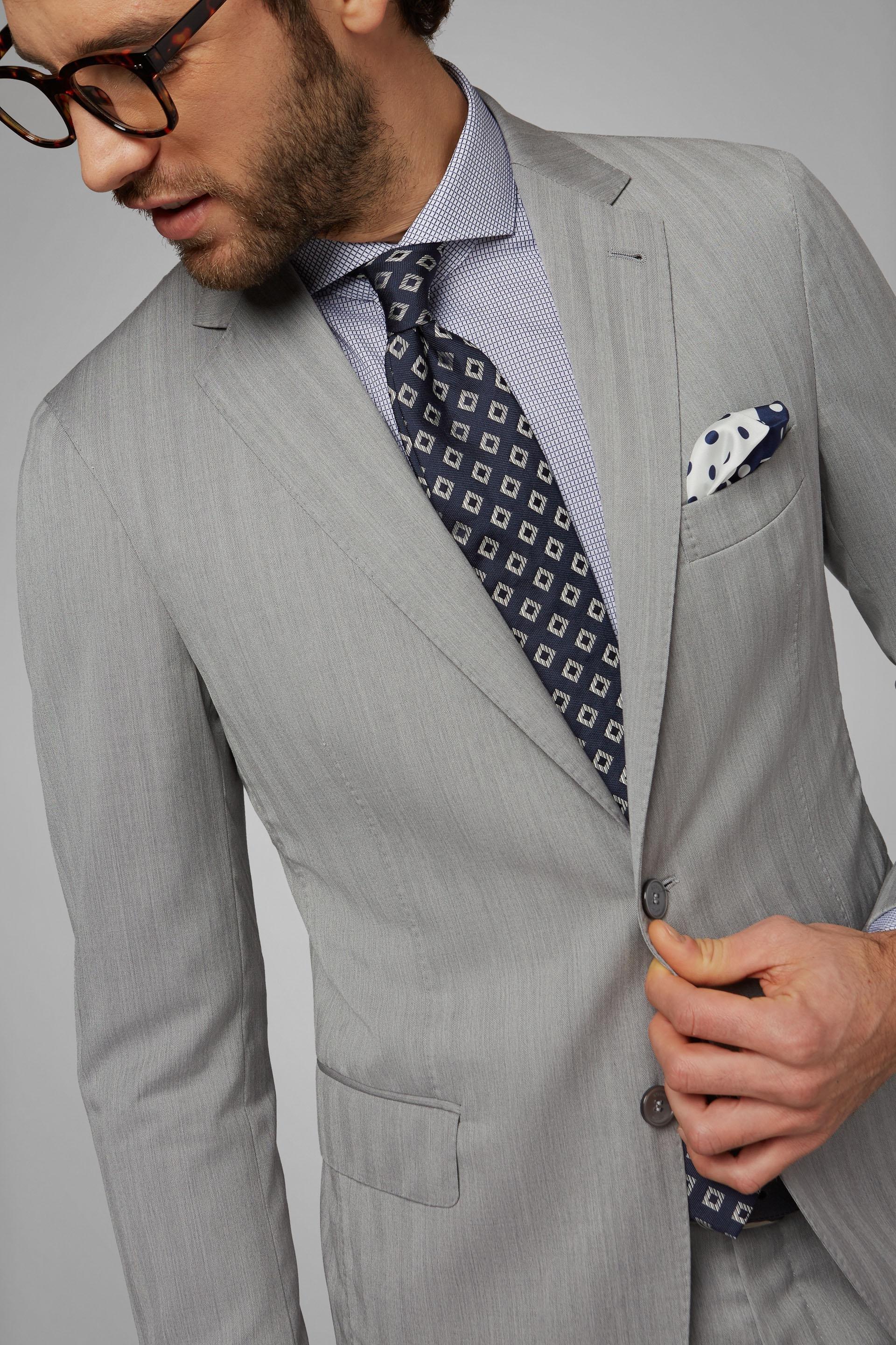 Grey Wool Milano Suit, , large image number 1