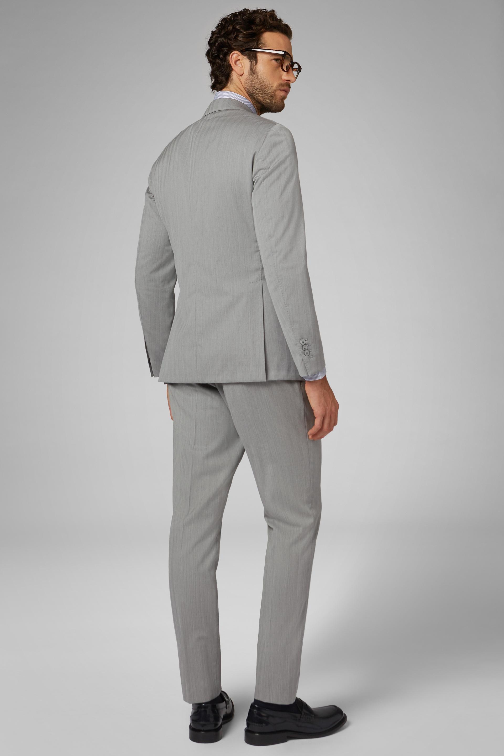 Grey Wool Milano Suit, , large image number 3