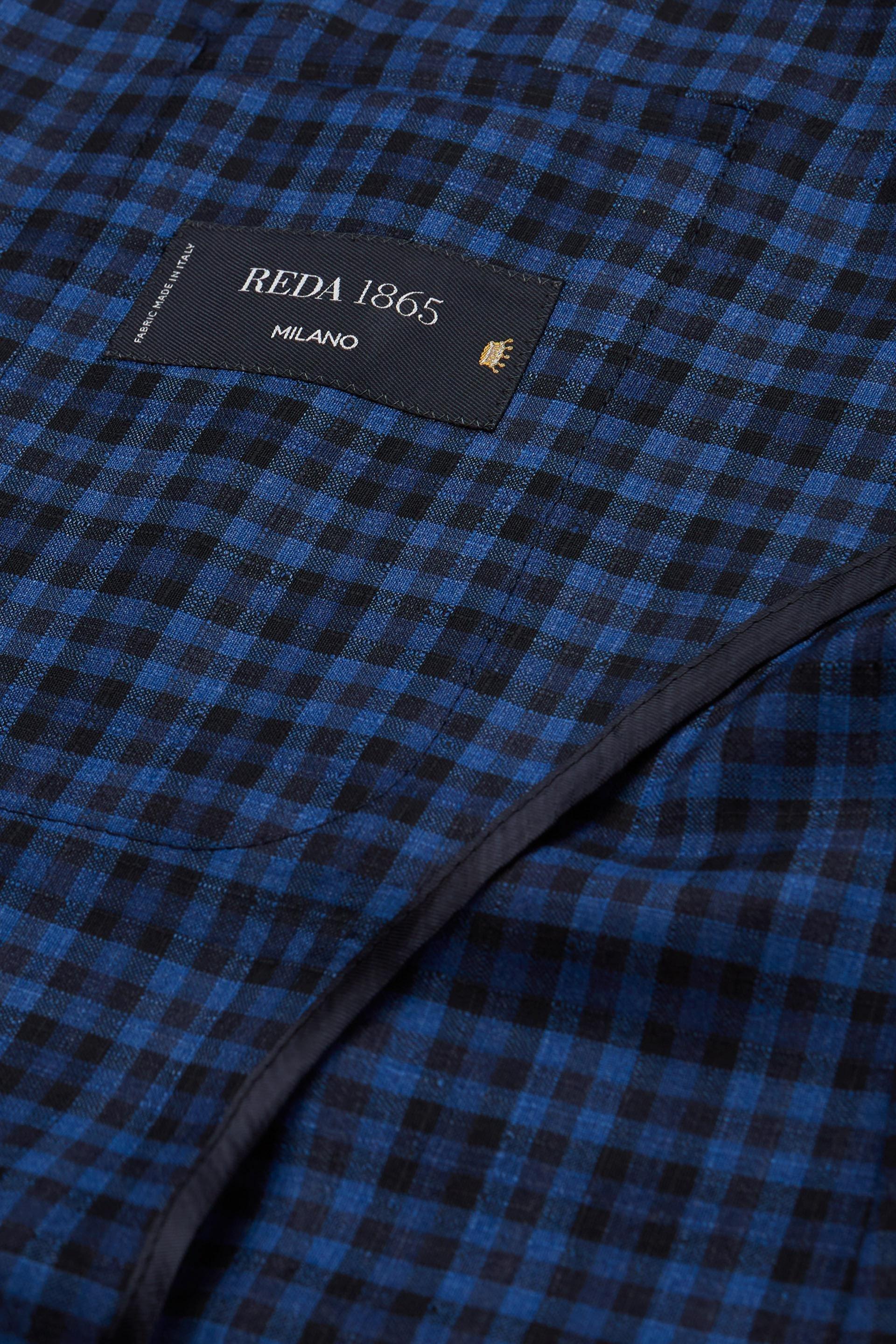 Blue Wool Blend Aria Blazer, , large image number 5