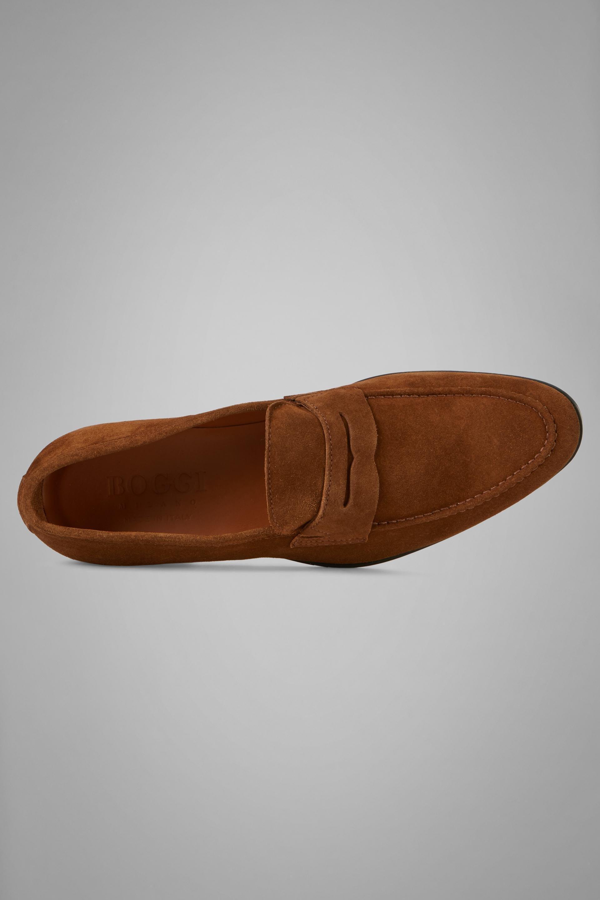 Brown Suede Loafers For Men, , large image number 1