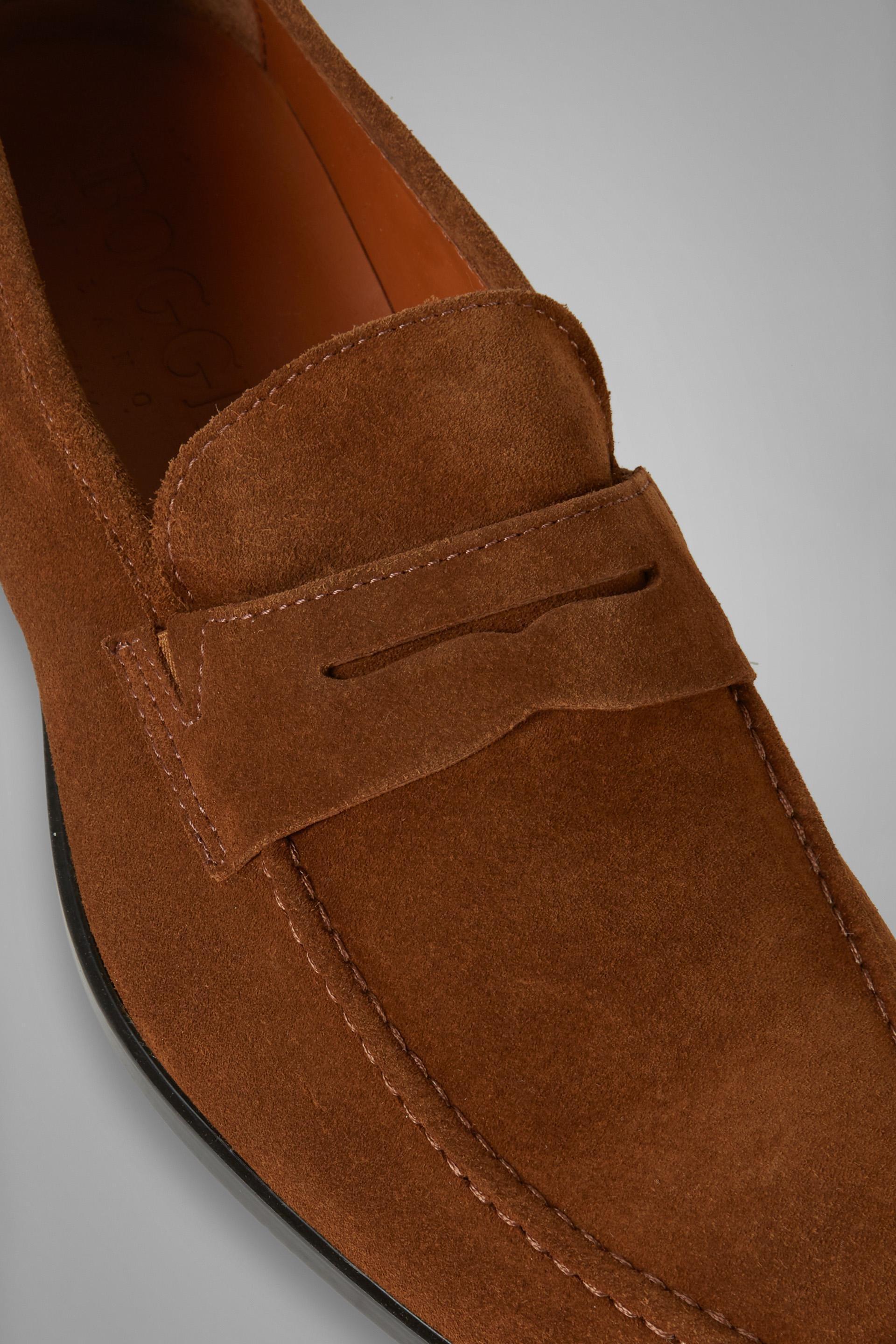 Brown Suede Loafers For Men, , large image number 3