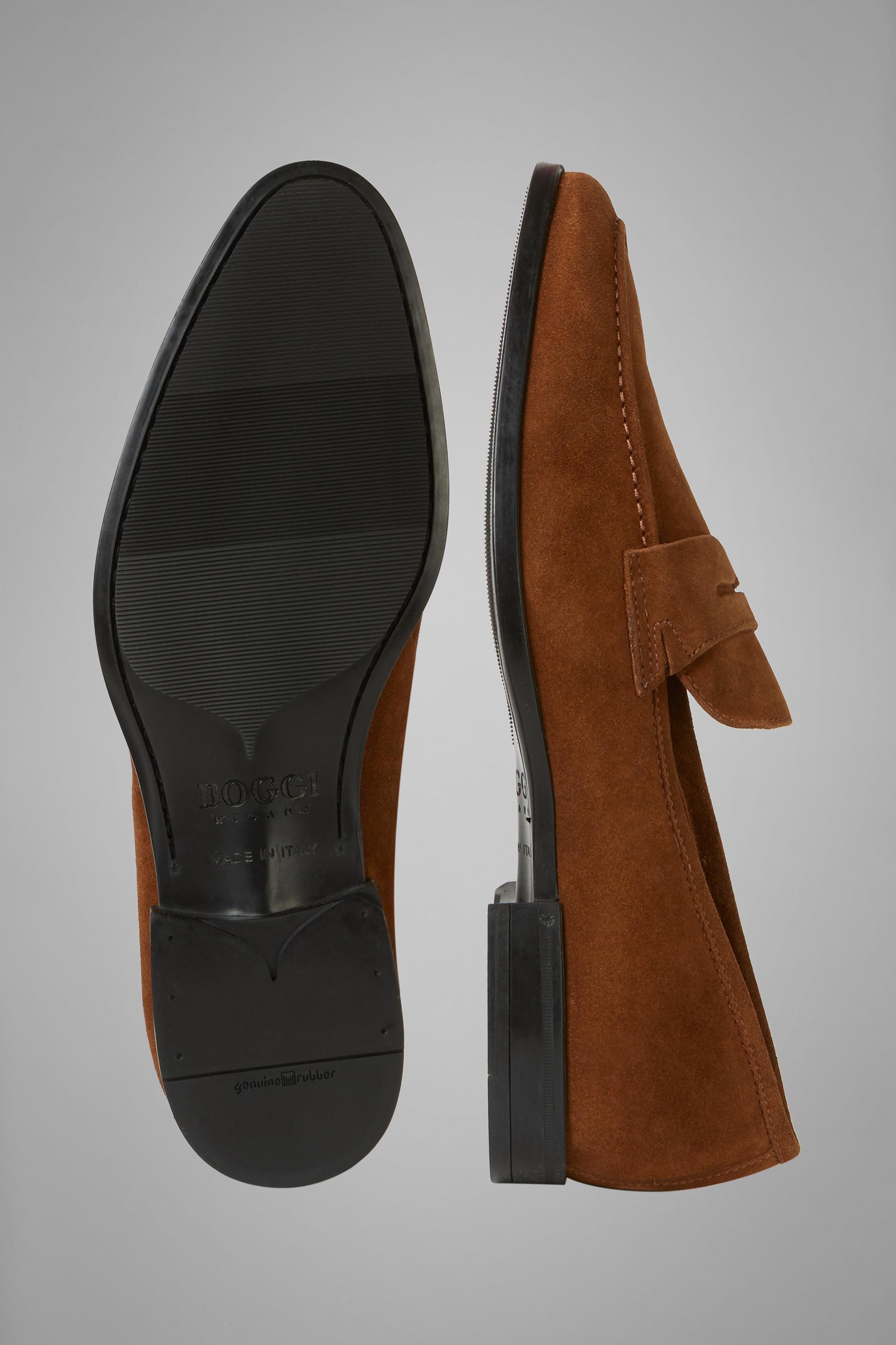 Brown Suede Loafers For Men, , large image number 9