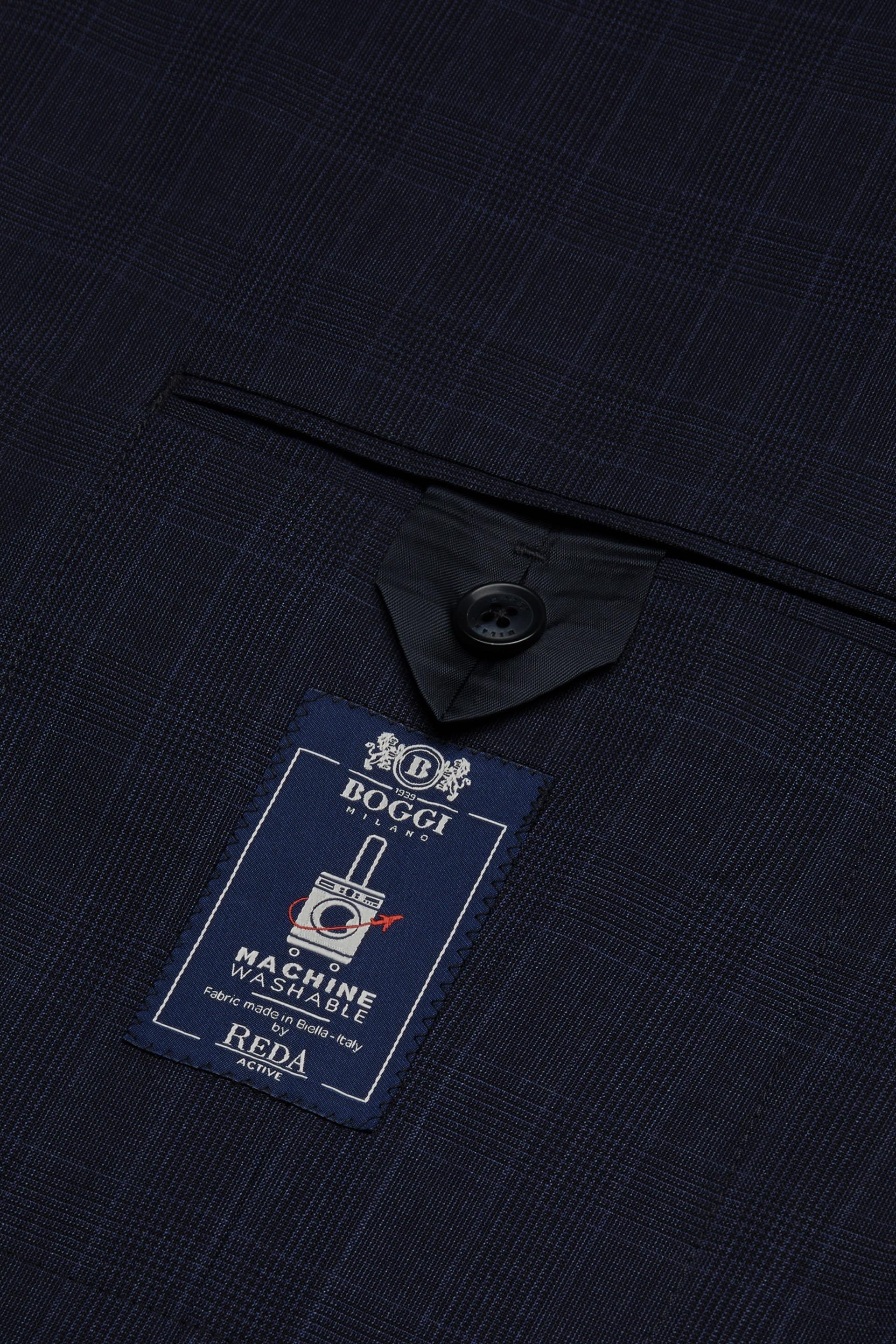 Blue Wool Capri Suit, , large image number 3