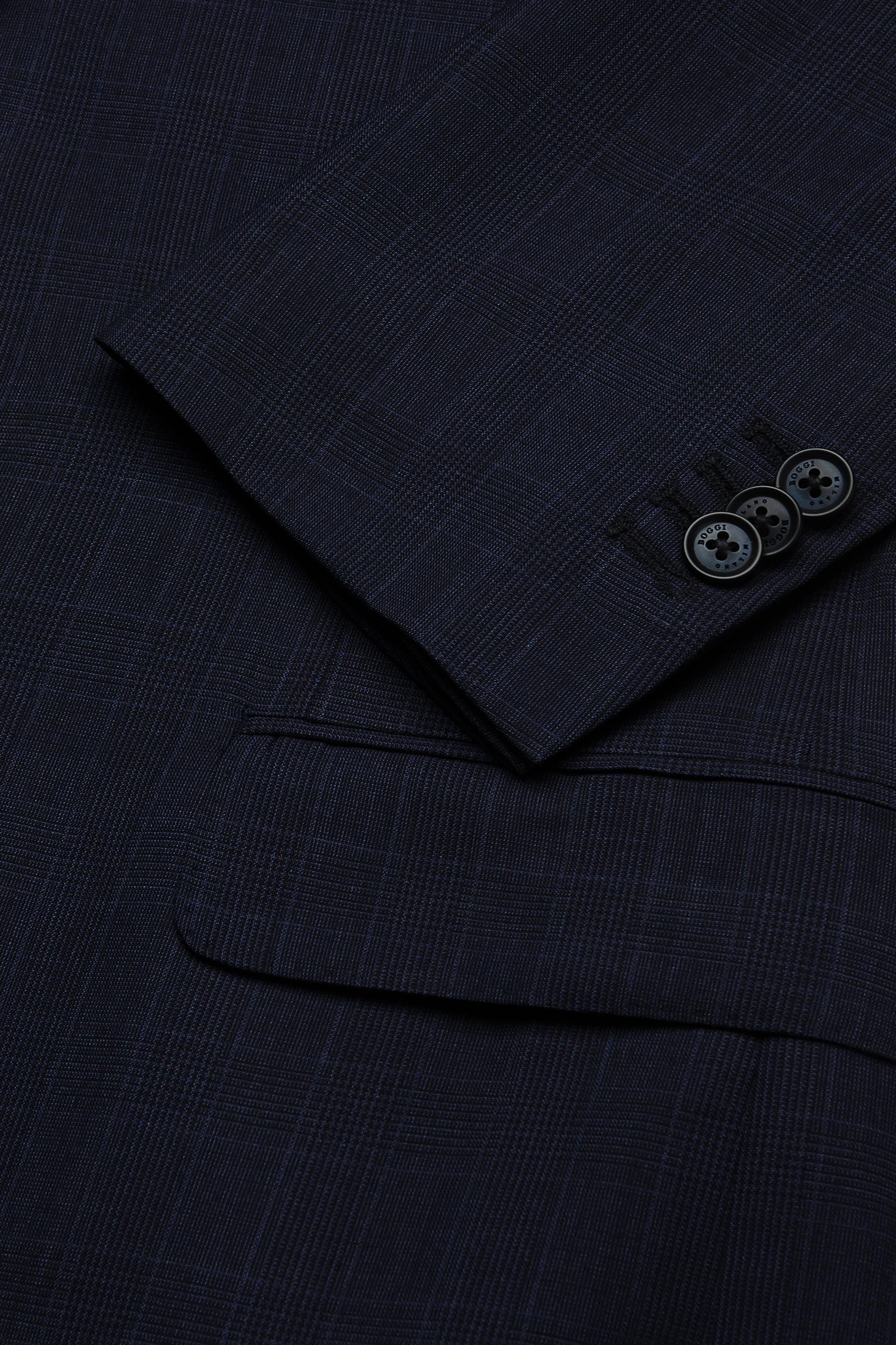 Blue Wool Capri Suit, , large image number 5