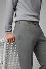 Boggi Milano - Grey Stretch Wool Trousers