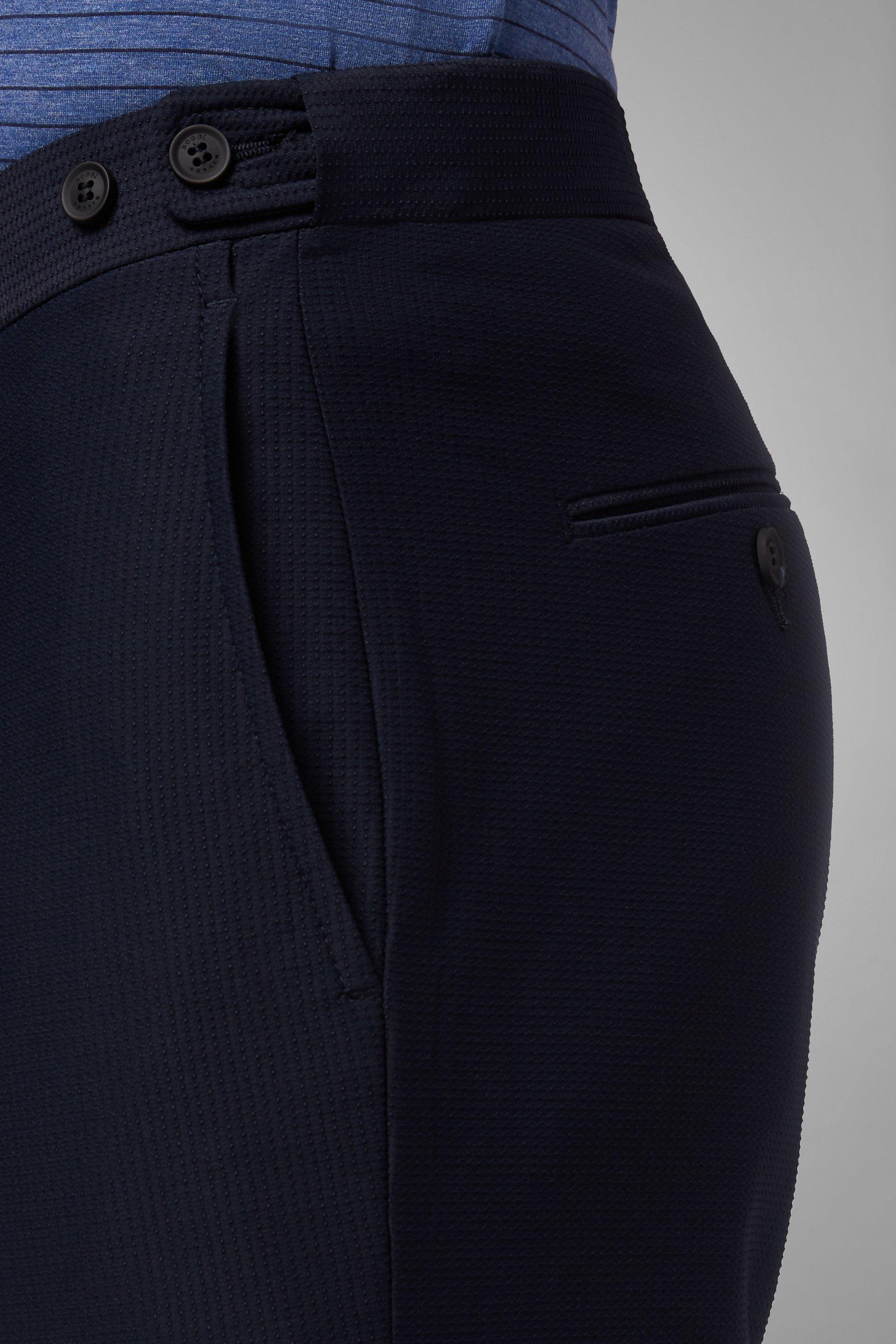 Navy Technical Jersey Trousers - Slim, , large image number 2