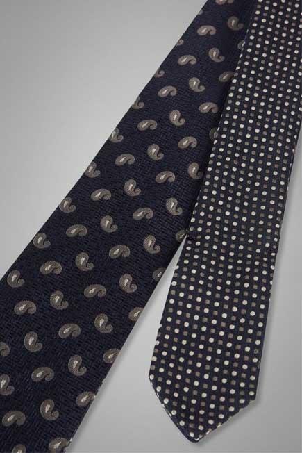 paisley fancy printed silk tie, 3901_BLAZ, large image number 1