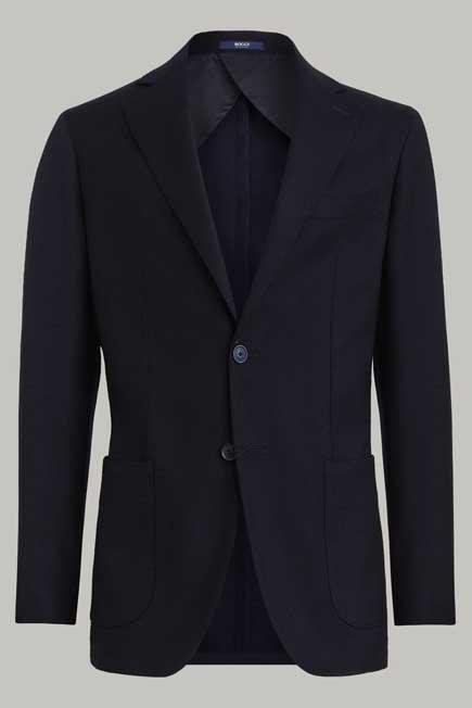 Blue B-Washable Flannel Jacket, Blue, large image number 1