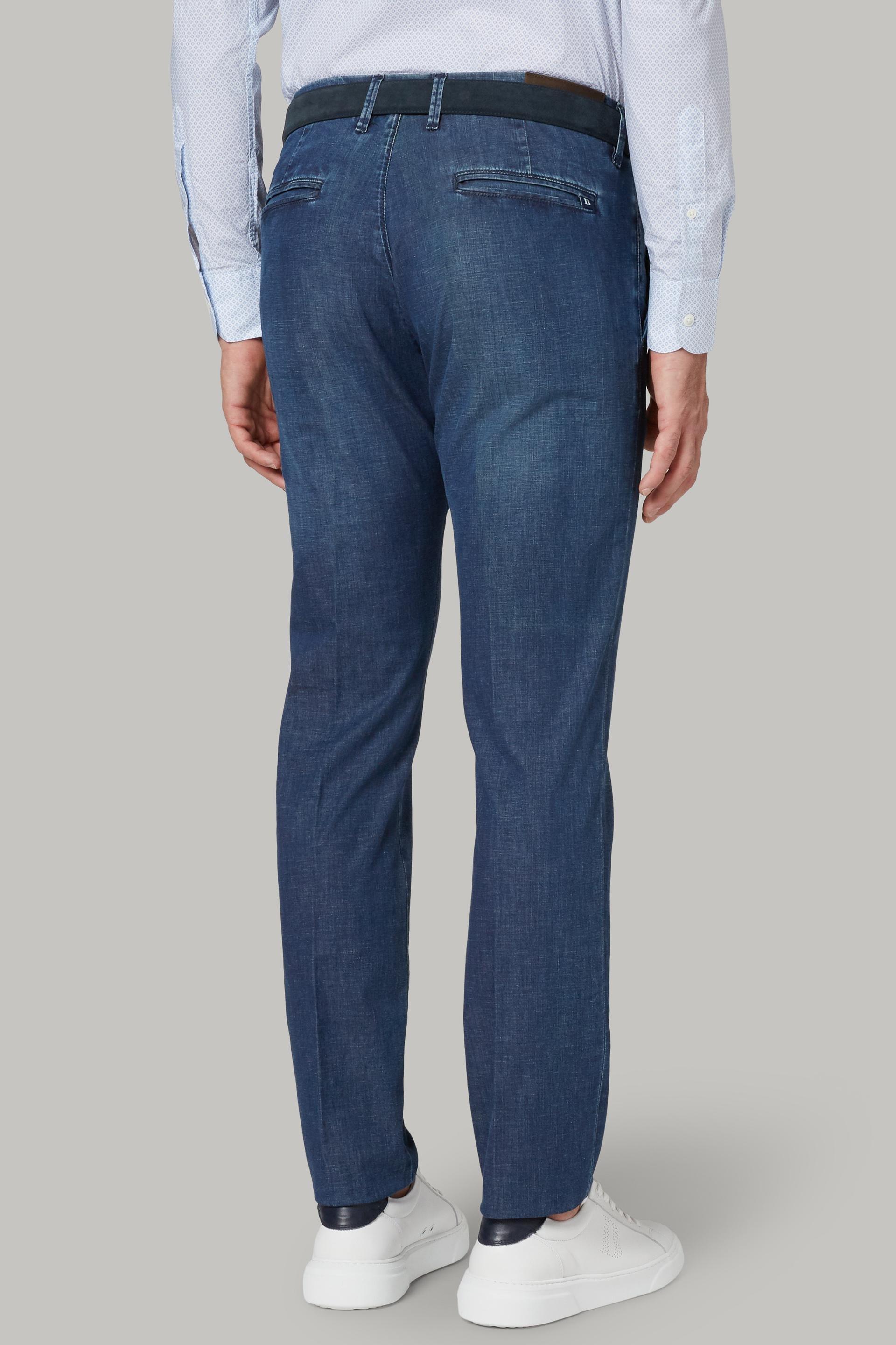 Blue Slim Medium Wash Denim Jeans, , large image number 3