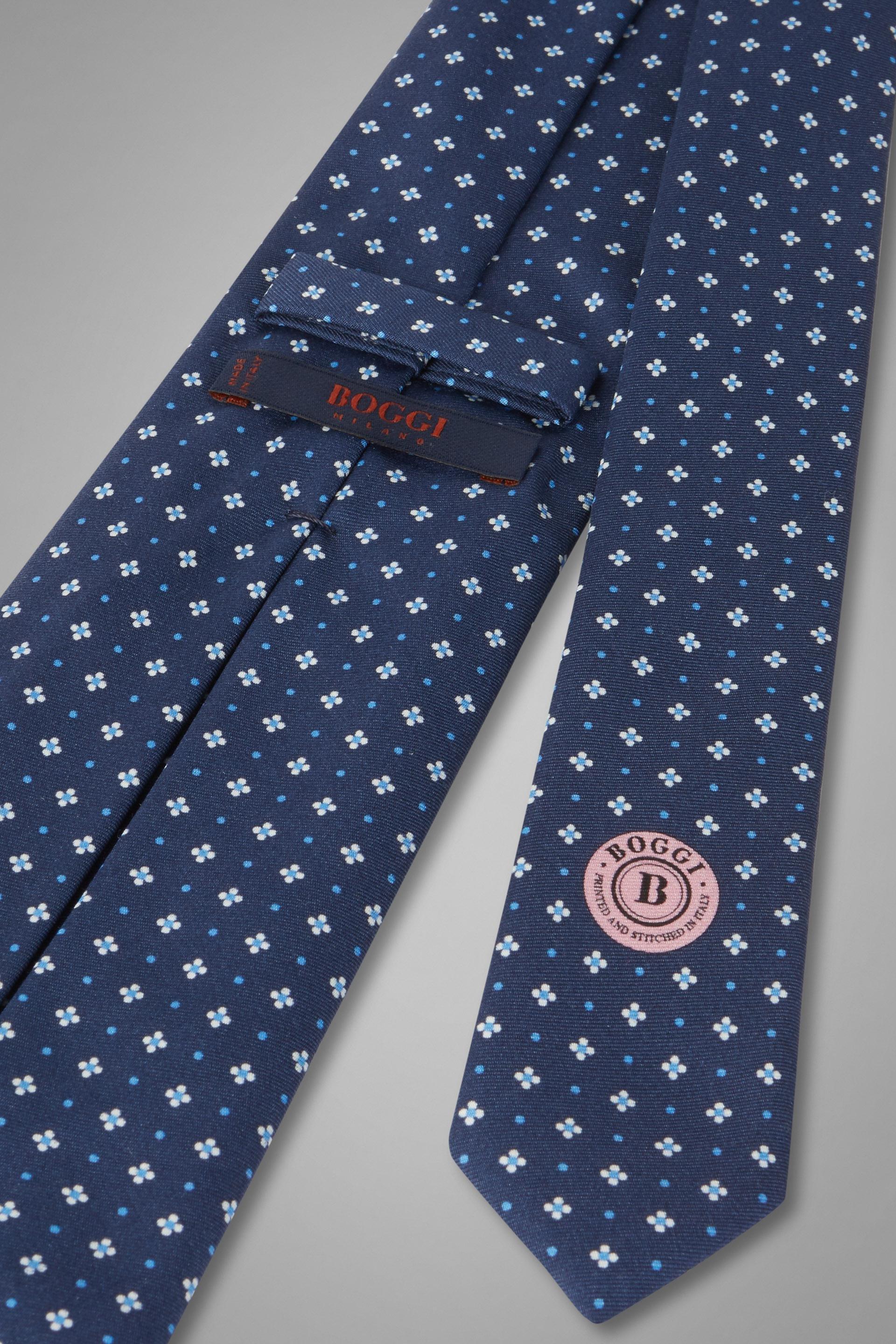 رابطة عنق من الحرير بتصميم ورد مطبوع, , large image number 1