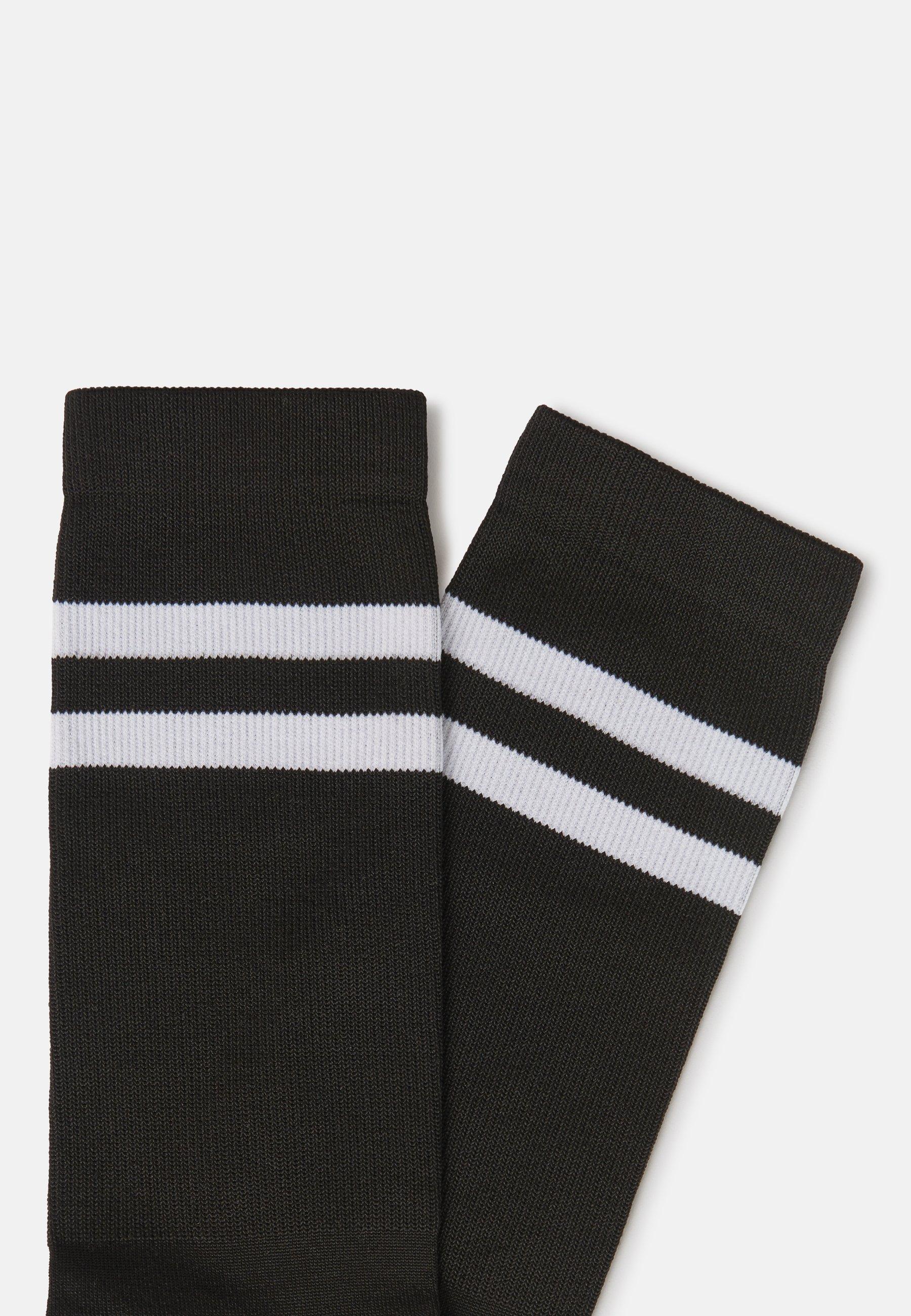 Black/White Technical Sporty Socks For Men, , large image number 1