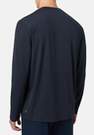 Boggi Milano - Blue Long-Sleeved Merino Wool and Technical Fabric T-Shirt