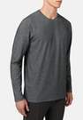 Boggi Milano - Charcoal Long-Sleeved Cotton/Nylon/Tencel T-Shirt For Men