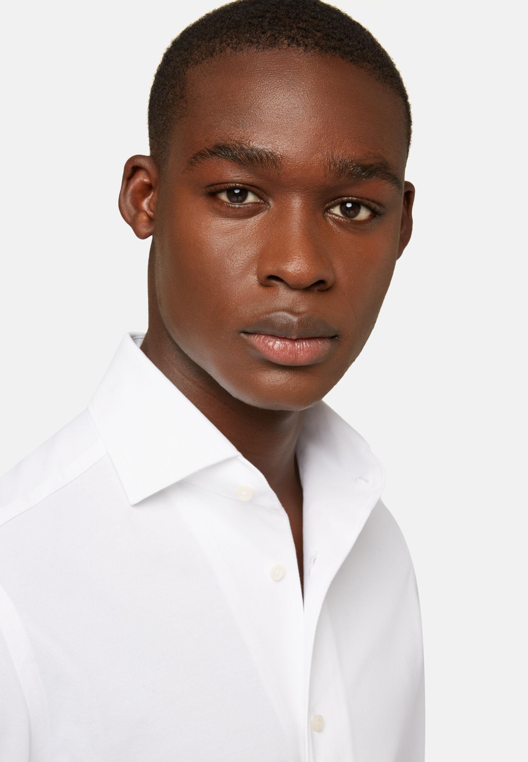 Regular Fit Japanese Jersey Polo Shirt White, White, large image number 5