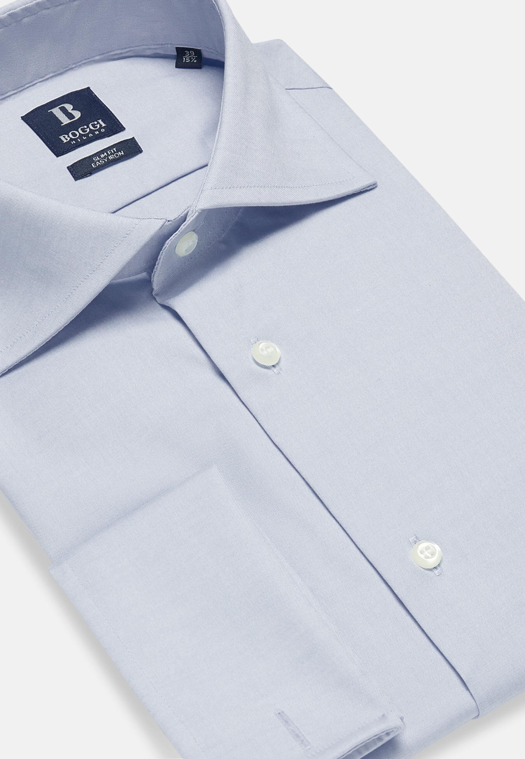 Stretch Tailored Formal Shirt, 3901_LTBL, large image number 7