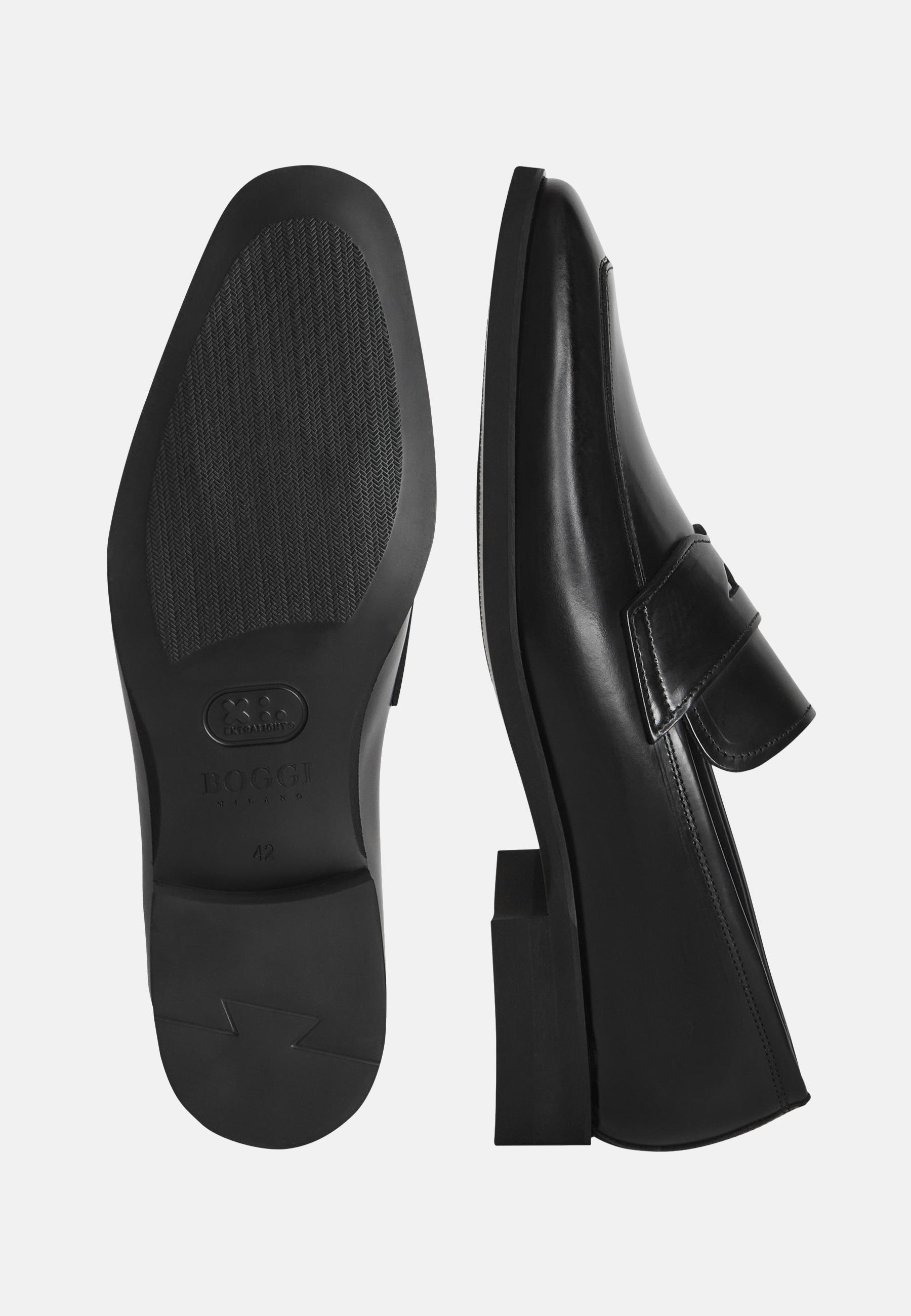 Boggi Milano - Black Leather Loafers